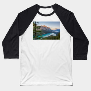 Sunrise on Peyto Lake Banff National Park Canada Alberta Baseball T-Shirt